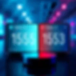 Side-by-side comparison of Nano S and Nano X devices showing different account numbers on a screen