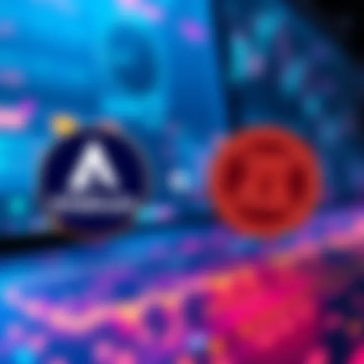 Arbitrum and LogX logos with visual representation of fast transactions