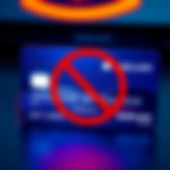 A Barclays credit card with a crossed-out cryptocurrency symbol, indicating a ban on crypto transactions