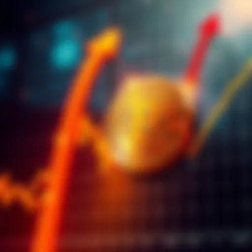 A chart showing Bitcoin price skyrocketing to $118,000 with arrows indicating potential buy, hold, or sell options for investors.