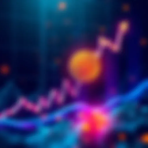 Graph showing upward trend in Bitcoin price with macro indicators highlighted