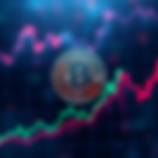 A Bitcoin symbol overlaying a chart showing upward growth, representing its journey from speculation to a recognized asset.