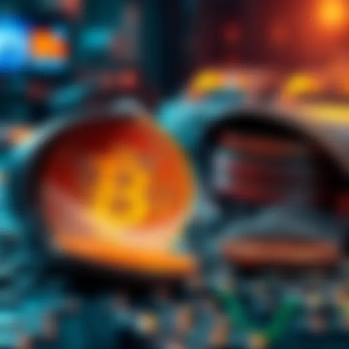 Two dormant bitcoin wallets reactivate, transferring Bitcoin to the market, symbolizing crypto change.