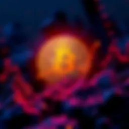 A graphic showing Bitcoin prices declining below $100,000, symbolizing market volatility.