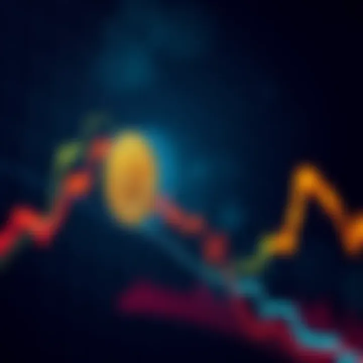 A graph showing a sharp decline in Bitcoin's price, highlighting a bearish trend in the cryptocurrency market.
