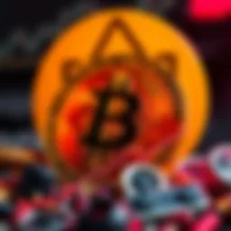 A graphic showing 99.3% of Bitcoin's supply is in profit, highlighting potential for price dip with a caution sign in the background.
