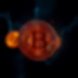 A glowing Bitcoin symbol with a question mark, symbolizing uncertainty about its future.
