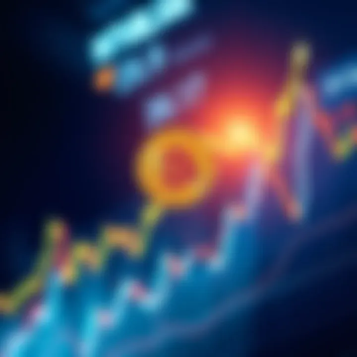 A chart showing Bitcoin price rising sharply, symbolizing the importance of holding investments