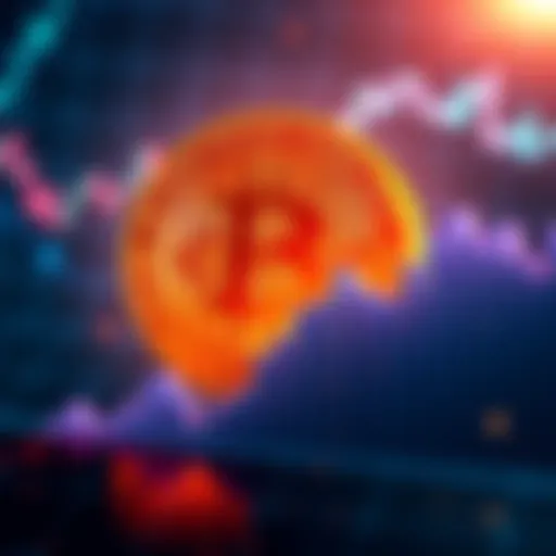 Bitcoin logo surrounded by a graph showing an upward trend, symbolizing market optimism following a Federal Reserve rate cut.