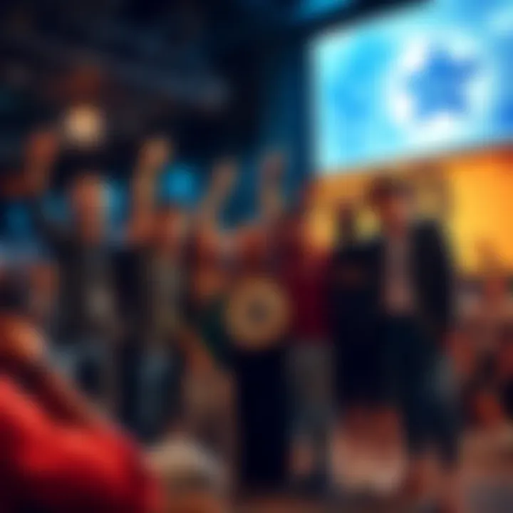 Bitget team celebrating the acquisition of a crypto license in Georgia, showcasing excitement for new ventures in digital currency.