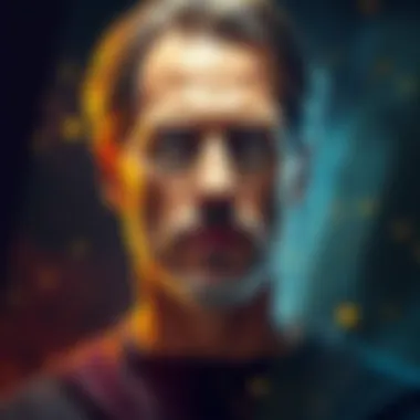 Brad's Legendary Influence A portrait of Brad showcasing his achievements and impact on society