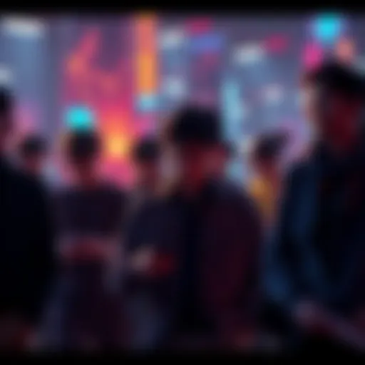 A group of people engaged in activities with Cardano like staking, minting NFTs, and exploring dApps