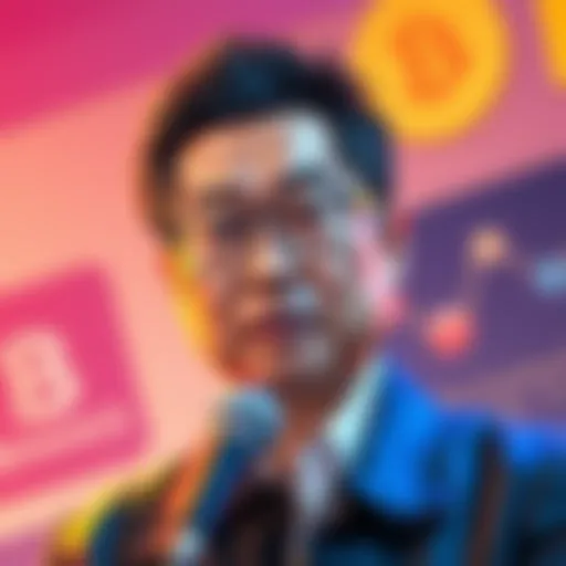 Changpeng Zhao, known as CZ, addressing the media on fundraising claims