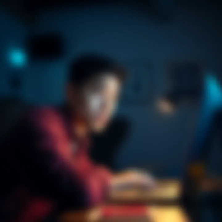 Individual struggling with Coinbase account verification process on their laptop