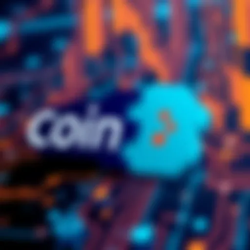 A graphic showing the Coinbase logo merged with the LiquiFi logo, symbolizing the acquisition. The background reflects digital blockchain elements.