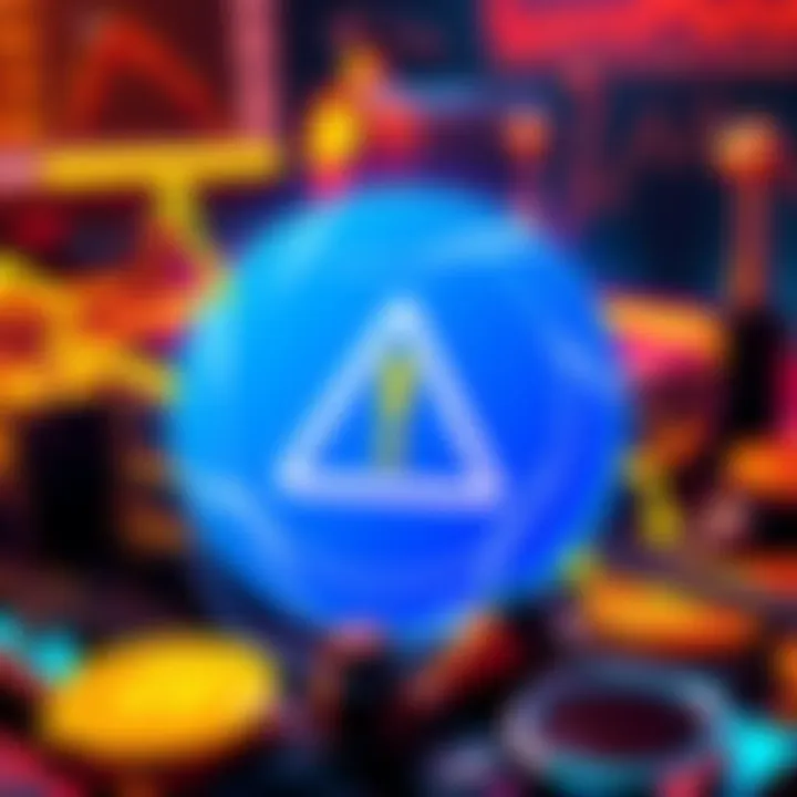 Graphic showing Coinbase logo with warning symbol, representing forced crypto sales due to debt concerns
