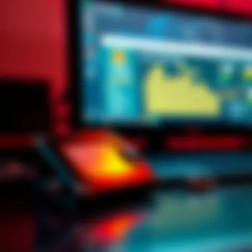 A Trezor cold wallet alongside a computer screen showing the Newton platform interface, representing secure crypto storage.