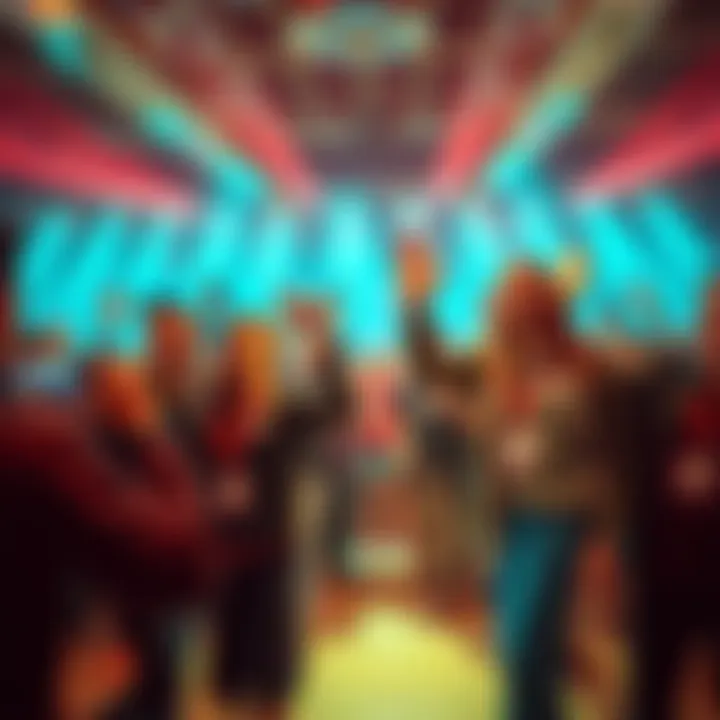 People celebrating the launch of a new cryptocurrency, showing excitement and teamwork in a digital community setting.