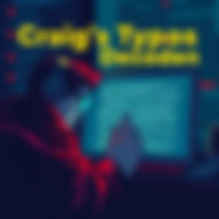 An illustration showing a person analyzing typos with decoding tools and text on a screen, revealing hidden messages in Craig's work.