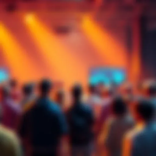 People gathered to discuss cryptocurrency trading and tips while staying aware of scams.