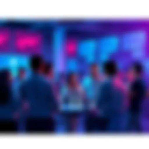 People engaging in a discussion about cryptocurrency topics and the 'Stand with Crypto' initiative