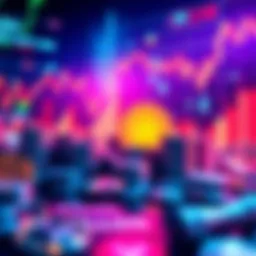 Visual representation of a growing cryptocurrency market cap approaching $4 trillion, with digital coins and financial charts in the background.