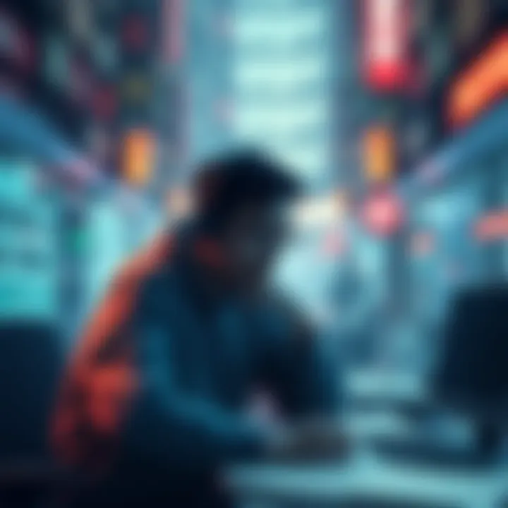 A visual representation of USDC and USDT with a user contemplating their transaction loss.