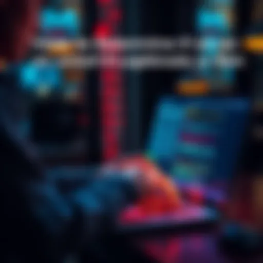 A person checking their email on a laptop while looking for signs of phishing or scams