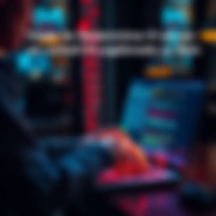 A person checking their email on a laptop while looking for signs of phishing or scams