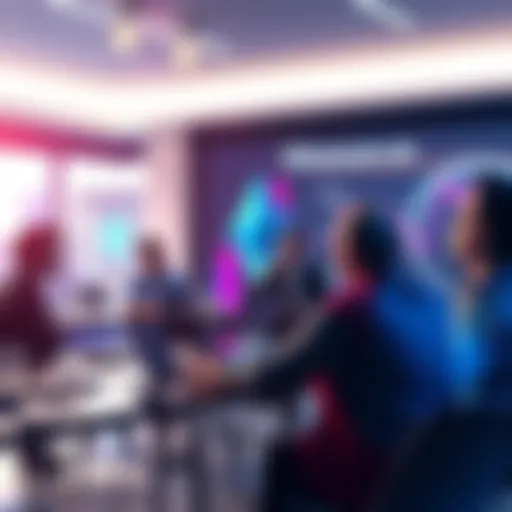 Community members discussing Ethereum updates and price movements during a virtual meeting