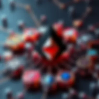 An illustration showing Ethereum's logo at the center surrounded by Layer 1 blockchain logos, symbolizing integration and collaboration.