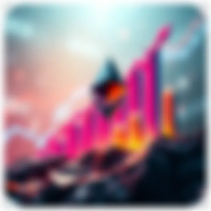 Graphic showing Ethereum logo with rising financial bars signifying $7.3 billion in fees collected in 2025