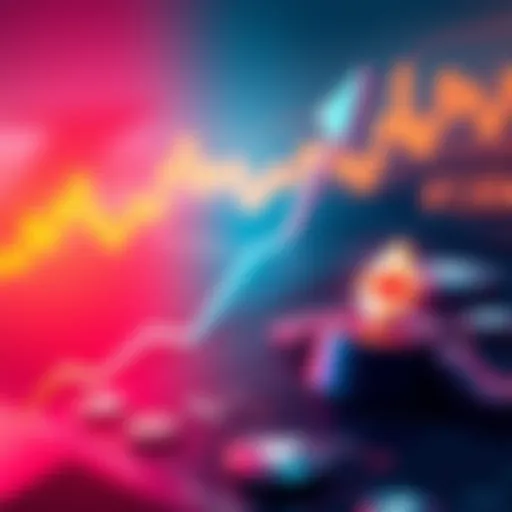 Graph showing Ethereum price trend with an upward arrow and Standard Chartered logo