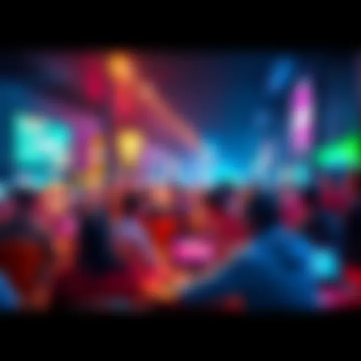 Participants enjoying the EthTrader Contest with games and raffle events