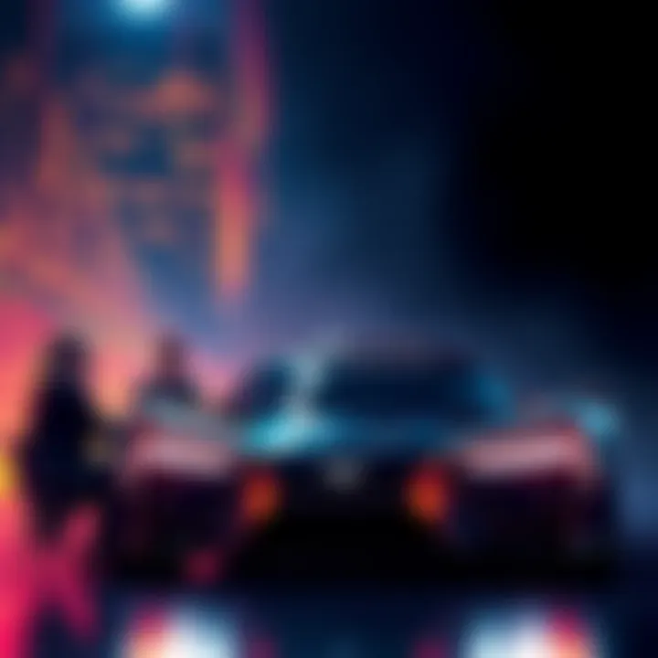 Faraday Future team discussing cryptocurrency plans for electric vehicles