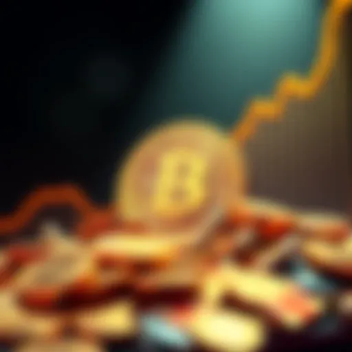 A graphic representation of Figma's Bitcoin treasury showing 70 million BTC and 6 million in cash reserves, with a focus on cryptocurrency growth