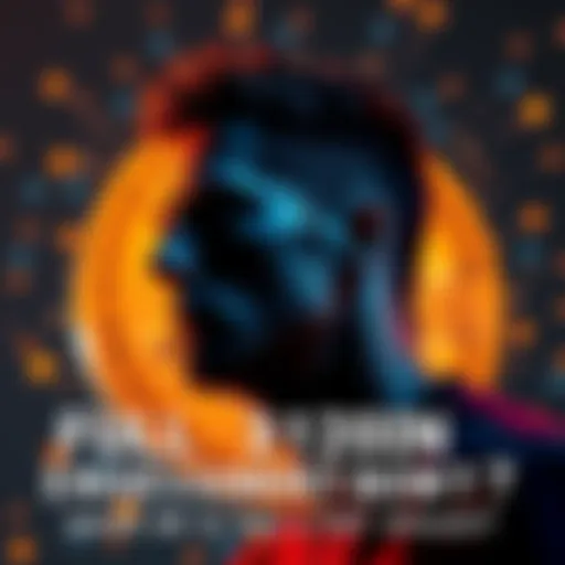 A person contemplating investing a large amount of money into Bitcoin, with a Bitcoin symbol in the background, representing financial decision-making.