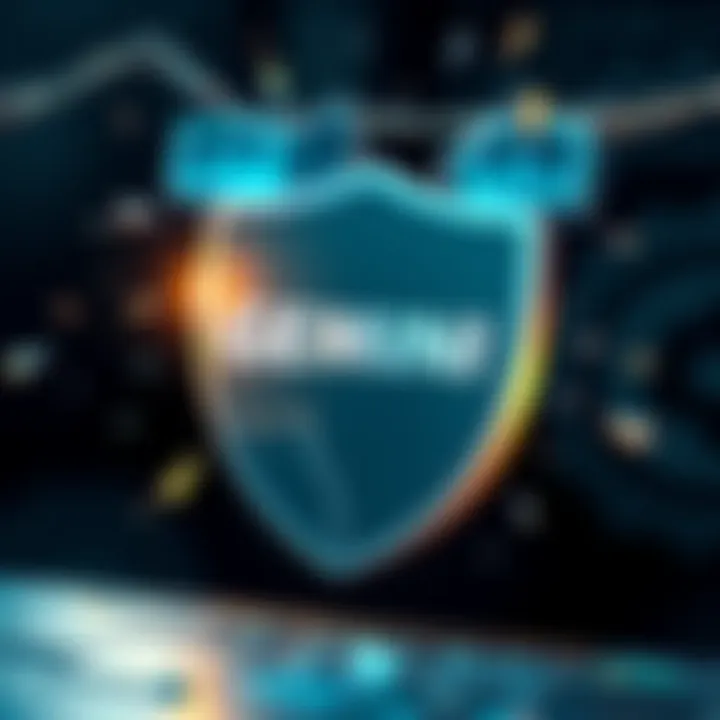 Illustration depicting the Gemini Trust Company logo with a broken shield symbolizing financial distress and user asset protection