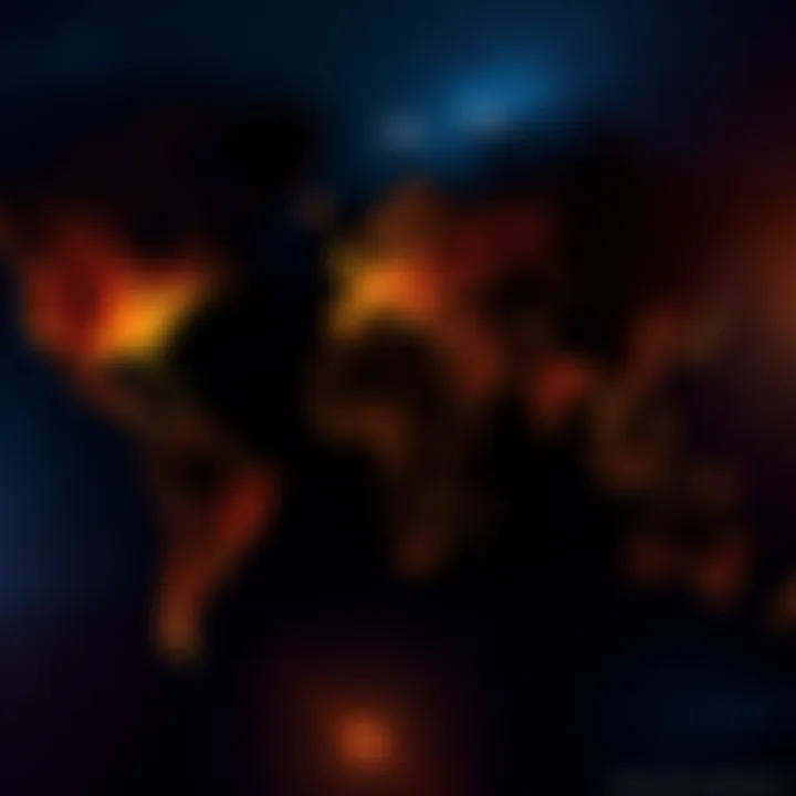 A heatmap showing Ethereum node distribution worldwide, highlighting regions like the USA, Germany, and growing areas in Asia, Brazil, and Nigeria.