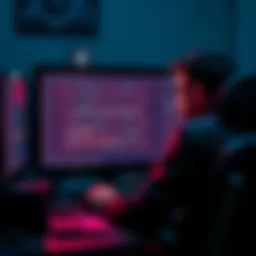 A person on a computer screen displaying messages about Craig Wright, showing signs of frustration and obsession.