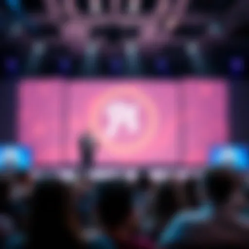 Kokkalis delivers a speech on the Pi Network's community focus and investment