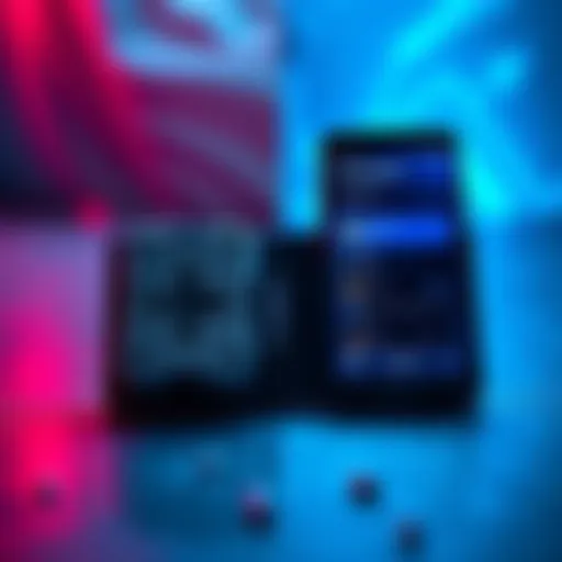 A side-by-side view of a Ledger X device and a Coinbase Wallet interface on a smartphone.