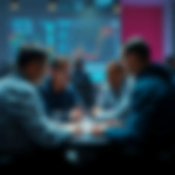People engaging in a discussion about Litecoin trading strategies and analysis