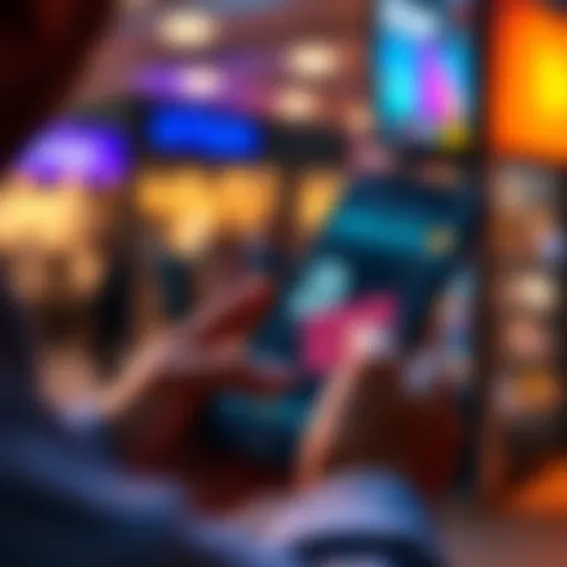 A person using a smartphone to buy Bitcoin and altcoins on a low-fee platform, showing a digital wallet on the screen