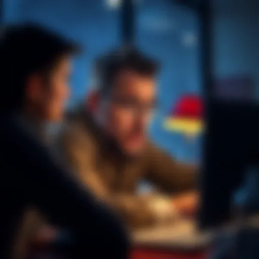A distressed Colorado man gazes at his computer screen, realizing he has been scammed out of his money in a crypto romance scheme.