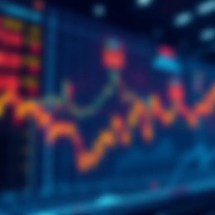Graph showing rising stock and crypto prices after interest rate cuts in a favorable economic setting