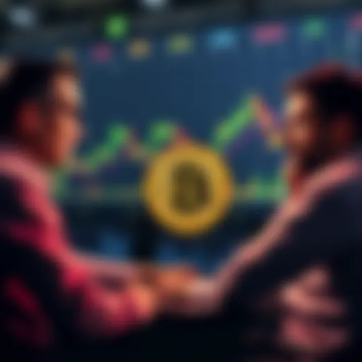 Analysts discussing Michael Saylor's bitcoin investments with charts in the background