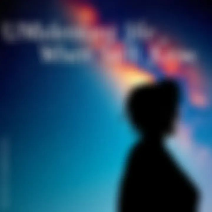 A person reflecting on their life under a starry sky, symbolizing growth and understanding over time.