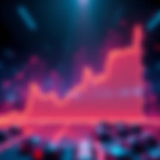 A graph showing rising on-chain activity over six months, indicating increased interest in blockchain technologies.