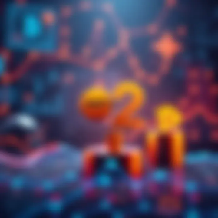 A digital representation of P2Pool reaching second place in a decentralization milestone, with blockchain graphics and mining symbols in the background.